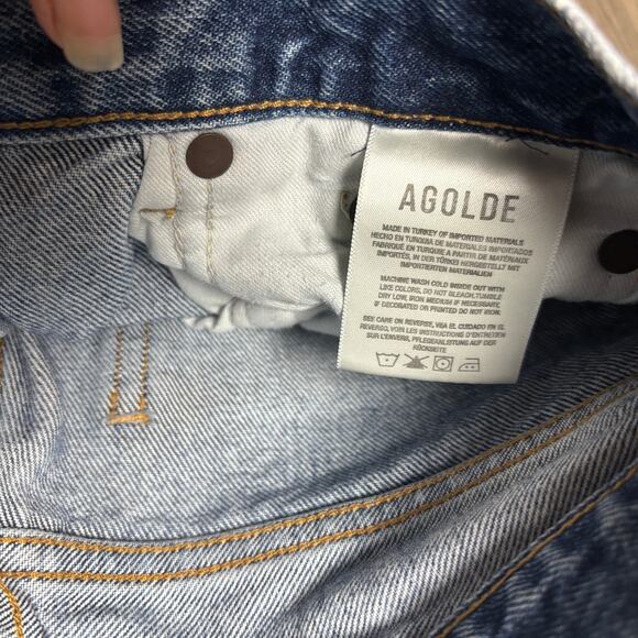 AGOLDE Lana Straight leg jeans backdrop size 24 - Picture 5 of 5